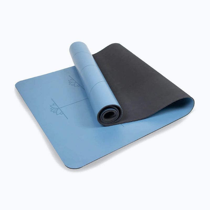 Yogamatte Myga Alignment XL 6 mm blue 2