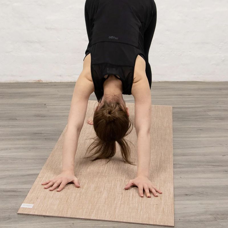 Yogamatte Myga Jute 5 mm beige 8