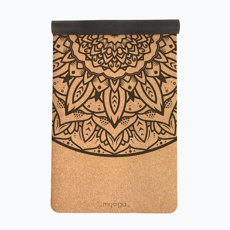 Yogamatte Myga Mandala XL 6 mm brown 2