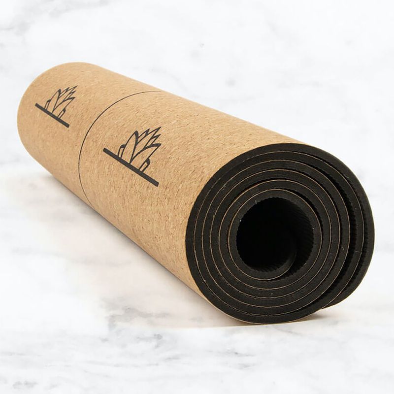 Yogamatte Myga Alignment XL 6 mm brown 9