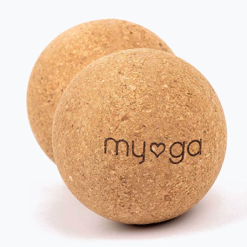 Massageball Myga Duoball brown 2