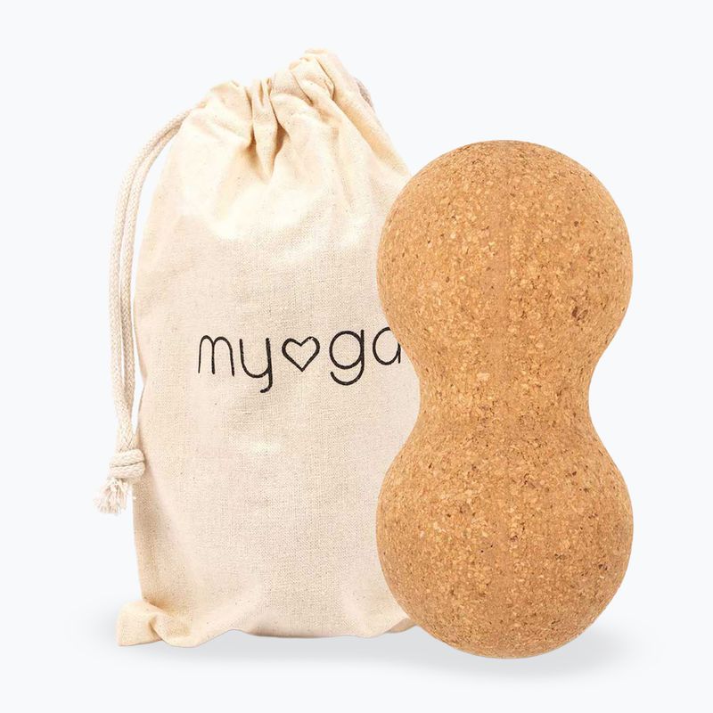 Massageball Myga Duoball brown 4