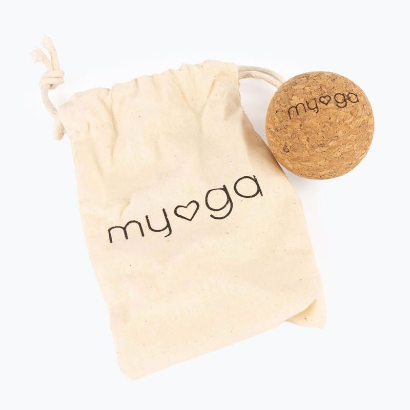 Massageball Myga 5 cm brown 3