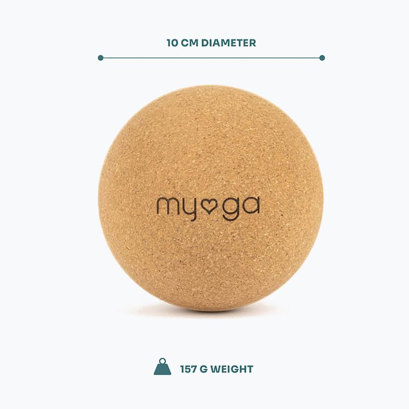 Massageball Myga brown 4