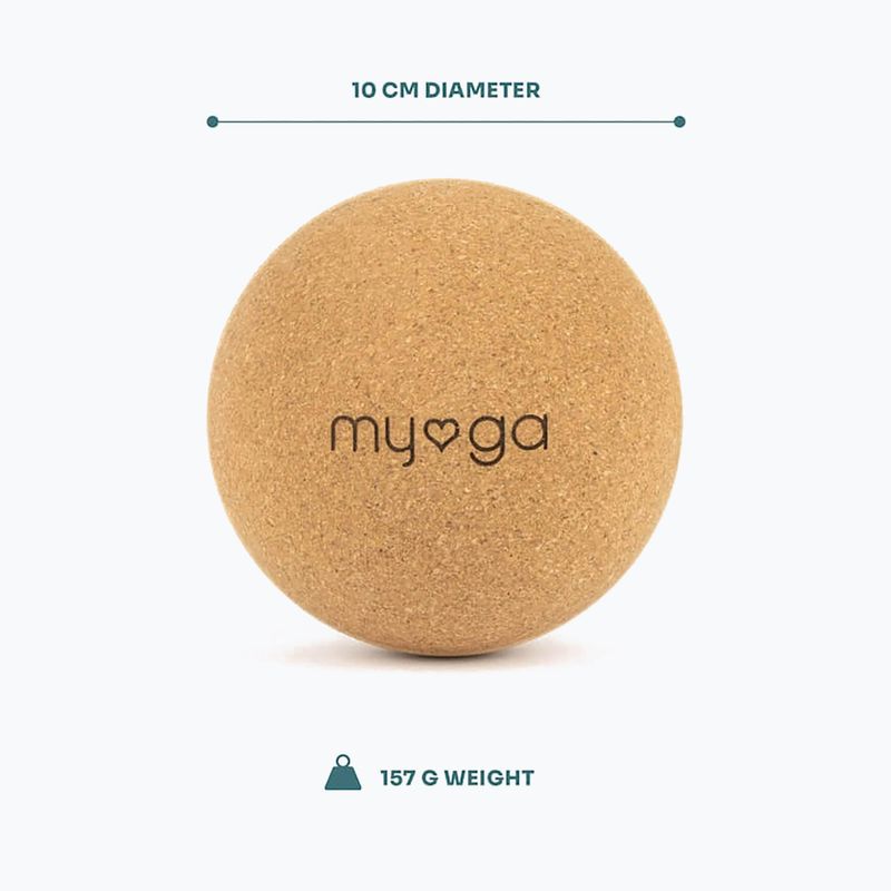 Massageball Myga brown 8
