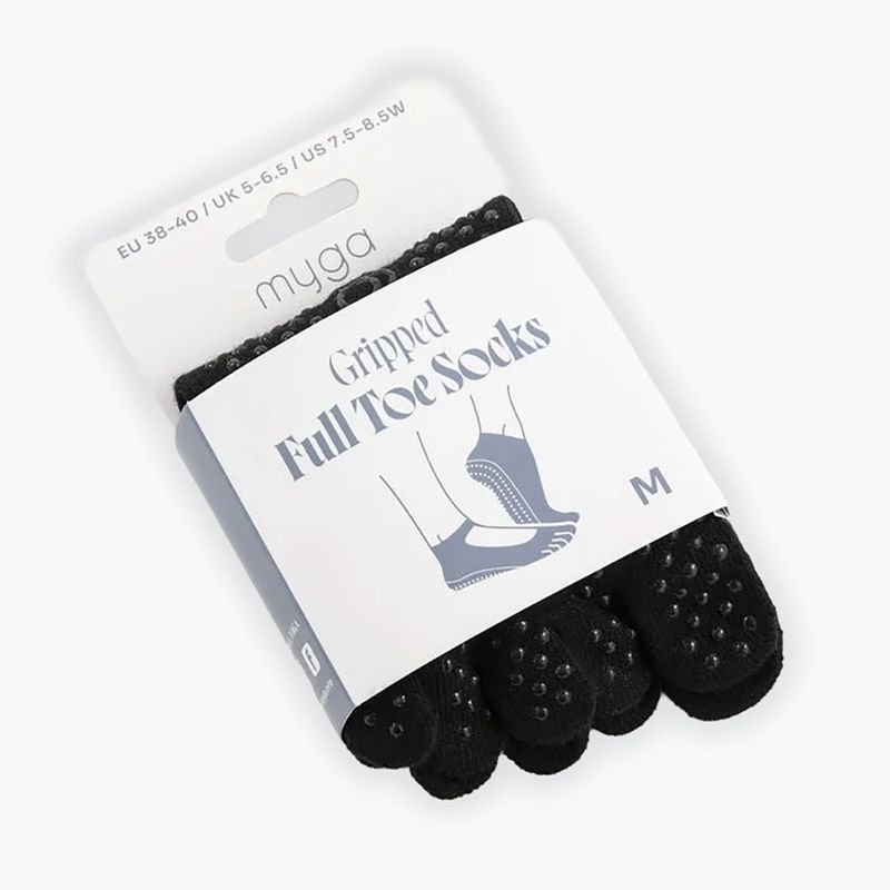 Socken Myga Toe black 7