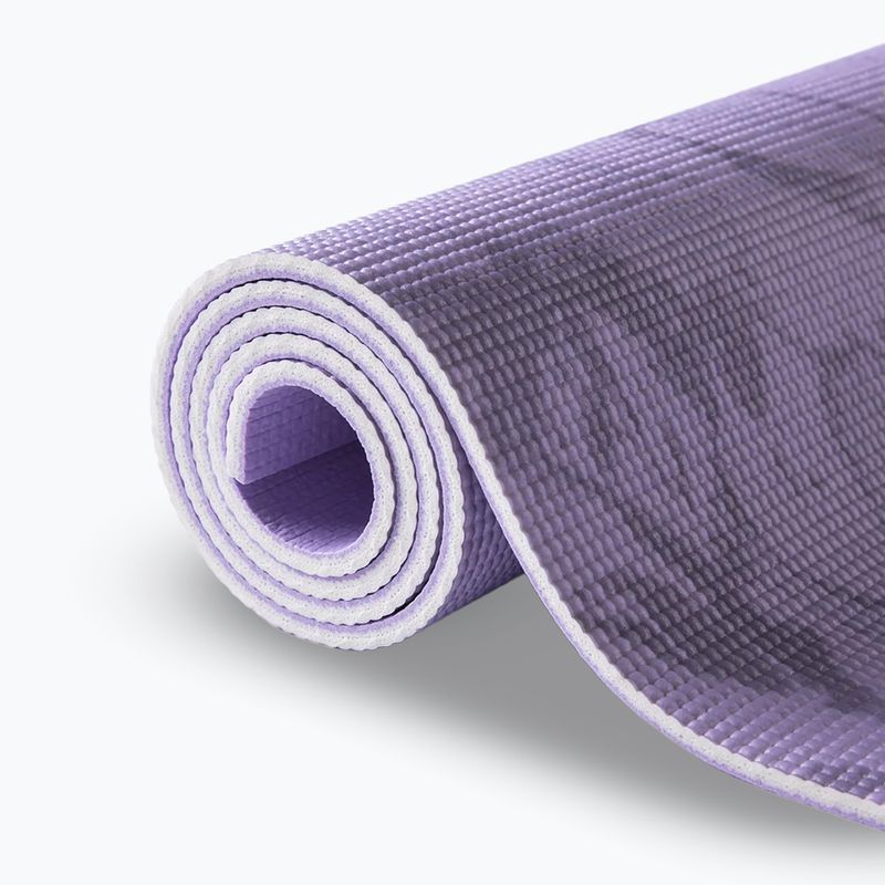 Yoga-Set Myga Chakra Yoga Set mat + block + purple strap 6