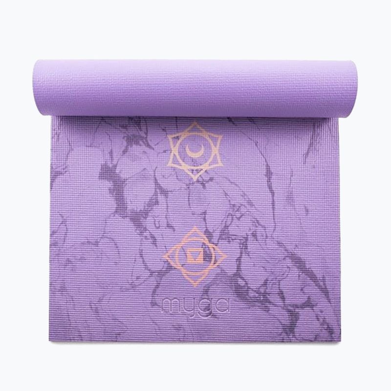 Yogamatte Myga Chakra 6 mm purple 3