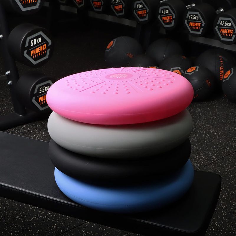 Sensorisches Kissen Phoenix Fitness double-sided 33 cm black 4