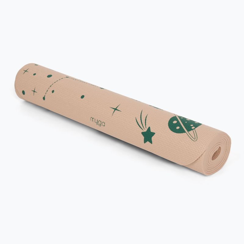 Yogamatte Myga Dino 3 mm beige 6