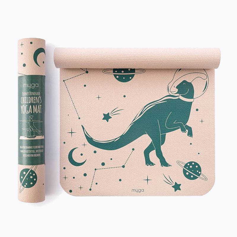 Yogamatte Myga Dino 3 mm beige 7