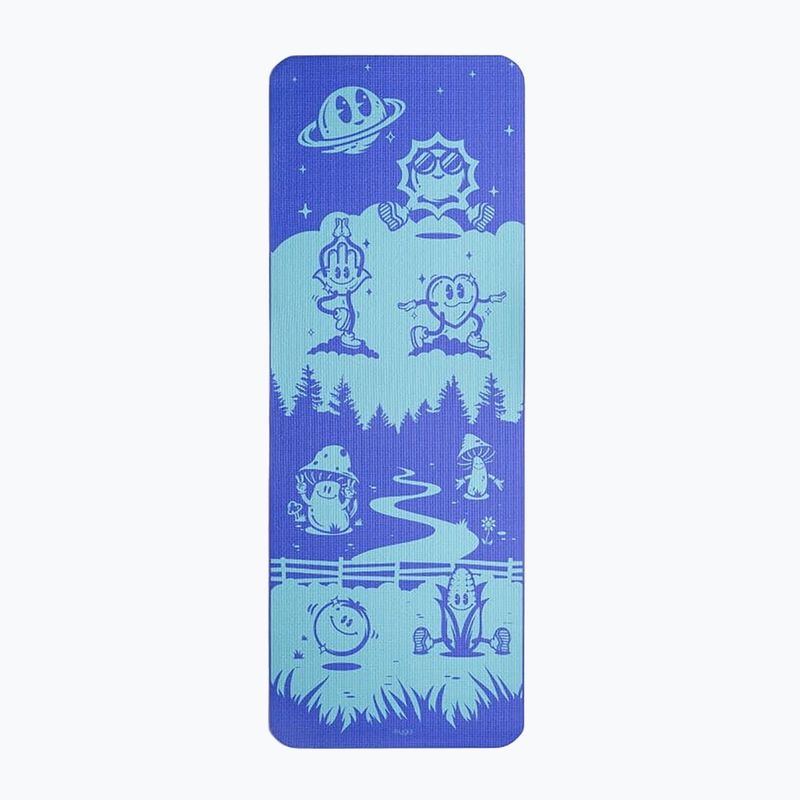 Kinderyogamatte Myga Frenzy 3 mm blue