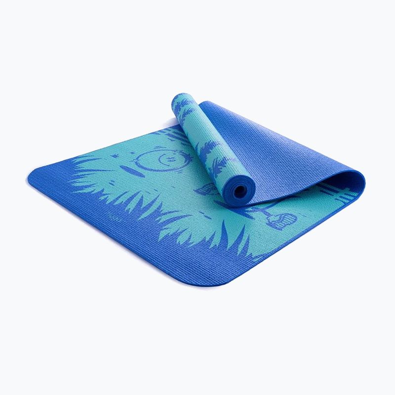 Kinderyogamatte Myga Frenzy 3 mm blue 4