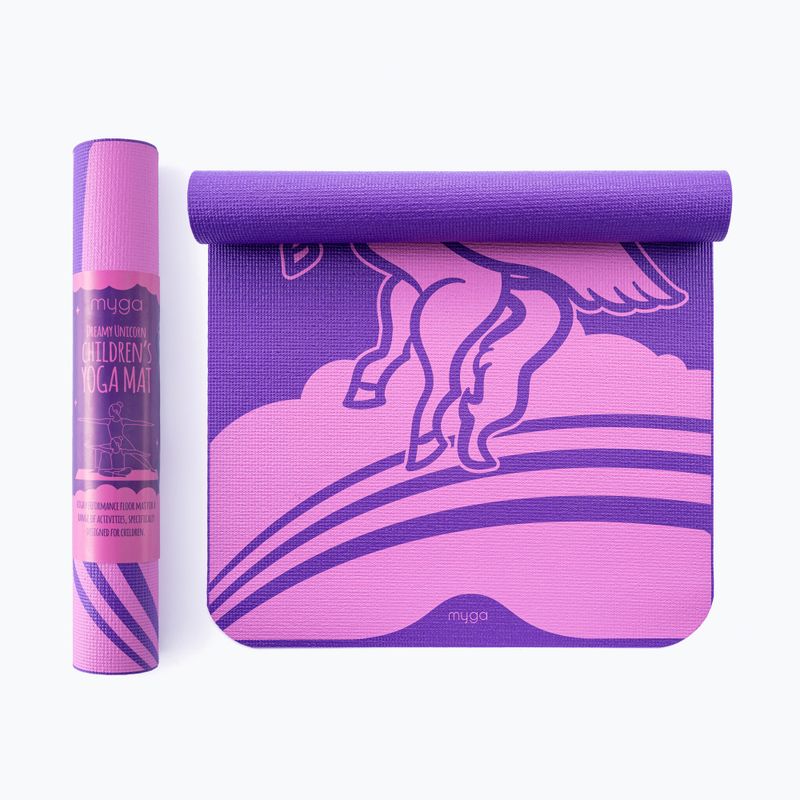 Yogamatte Myga Unicorn 3 mm purple 2