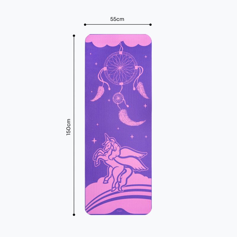 Yogamatte Myga Unicorn 3 mm purple 7