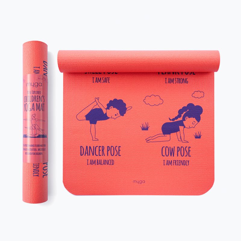 Yogamatte Myga Pose 3 mm red 2