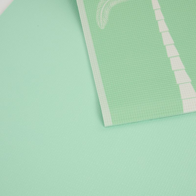 Yoga-Set Myga Sage Palm Yoga Set mat + block + green strap 4