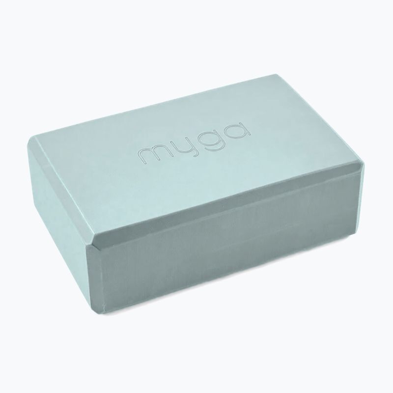 Myga Yoga-Block aus Schaumstoff, hellblau 2