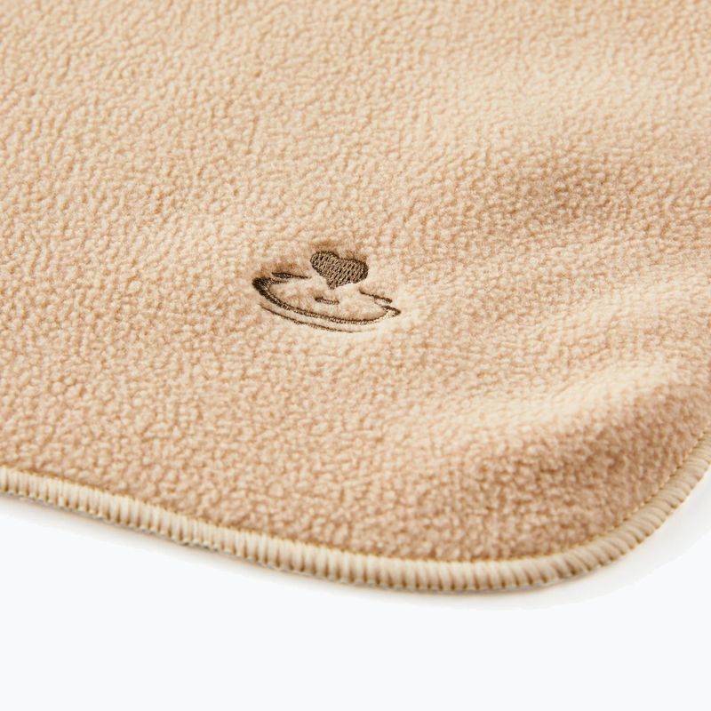 Yogadecke Myga Fleece sand 4