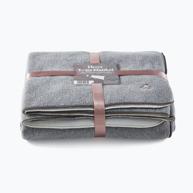 Yogadecke Myga Fleece stone 2