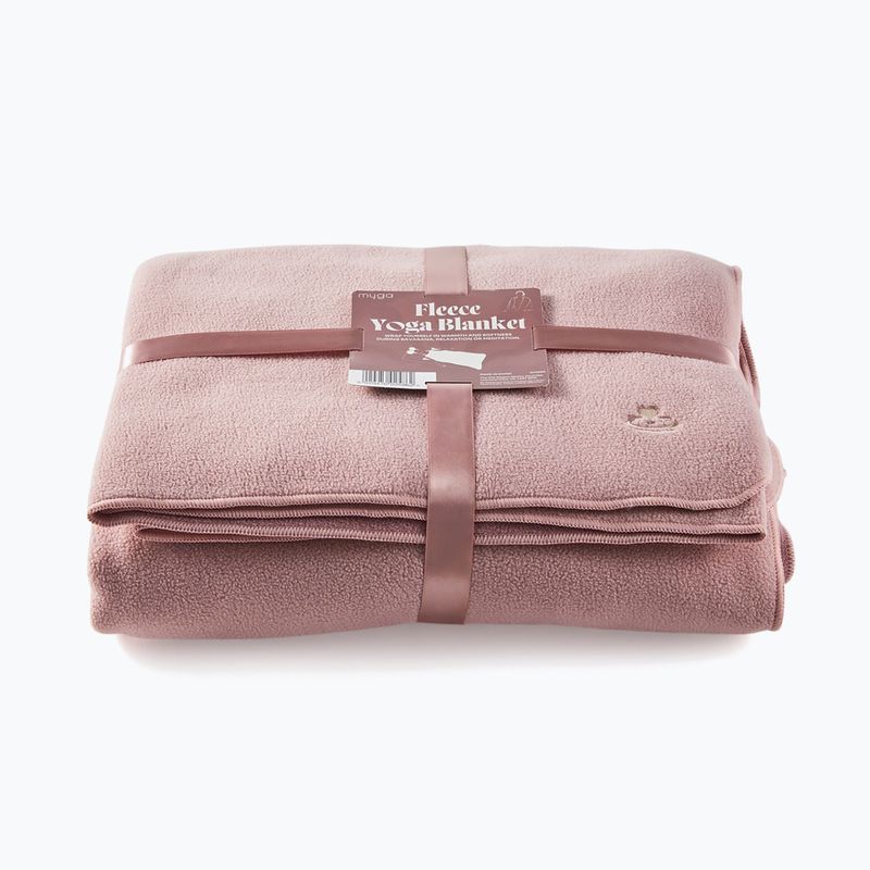 Yogadecke Myga Fleece blush 2