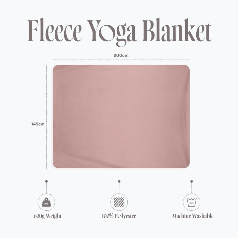 Yogadecke Myga Fleece blush 10