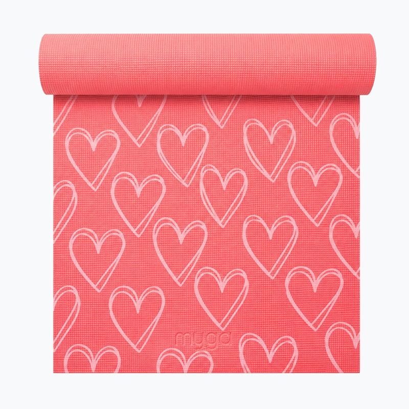 Yogamatte Myga Heart Limited Edition red 2