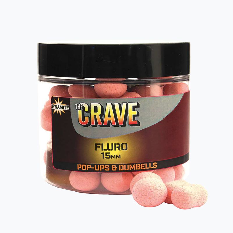 Dynamite Baits The Crave Fluoro Pop Up rosa Karpfen Schwimmer Kugeln ADY040916