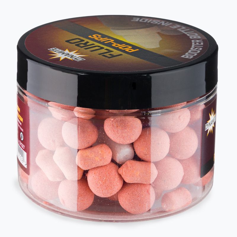 Dynamite Baits Red-Amo Fluoro Pop-Ups rosa schwimmende Karpfen-Boilies 2