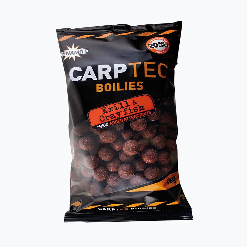 Dynamite Baits Carptec Krill & Crayfish braune Karpfenpellets ADY041160