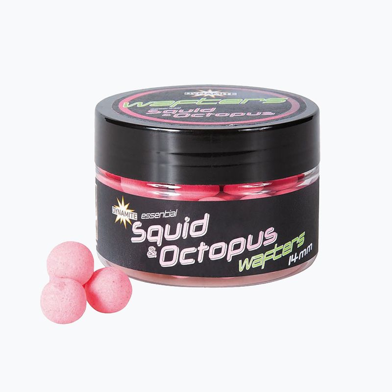 Dynamite Baits Fluoro Wafters Squid & Octopus rosa Karpfen Hanteln Köder ADY041600