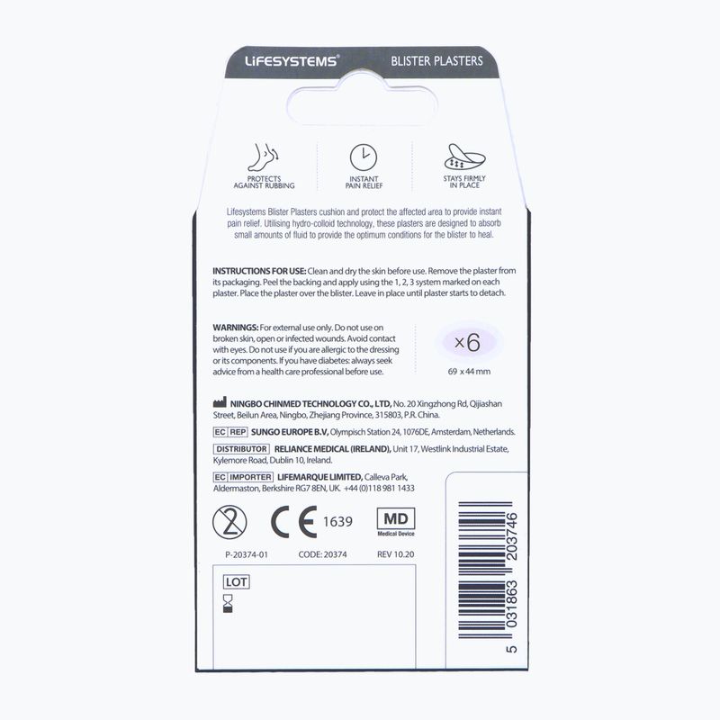 Lifesystems Blasenpflaster 6er-Pack 2
