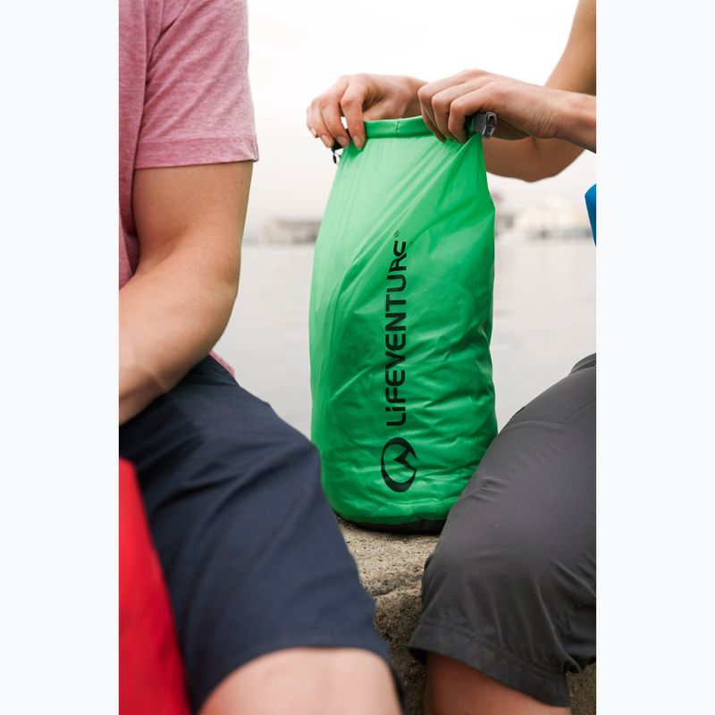 Wasserdichter Sack Lifeventure Ultralight Dry 10 l green 4