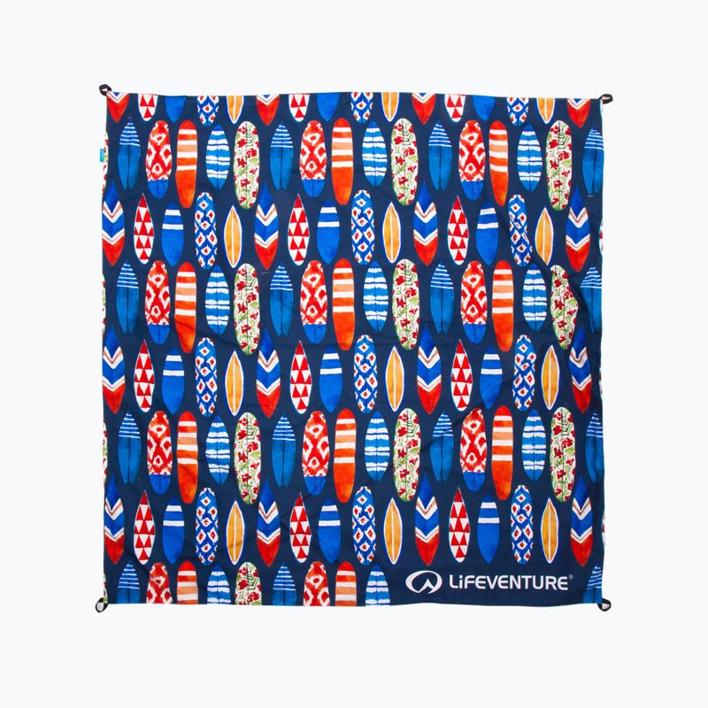 Picknickdecke Lifeventure Picnic Blanket blau LM6372