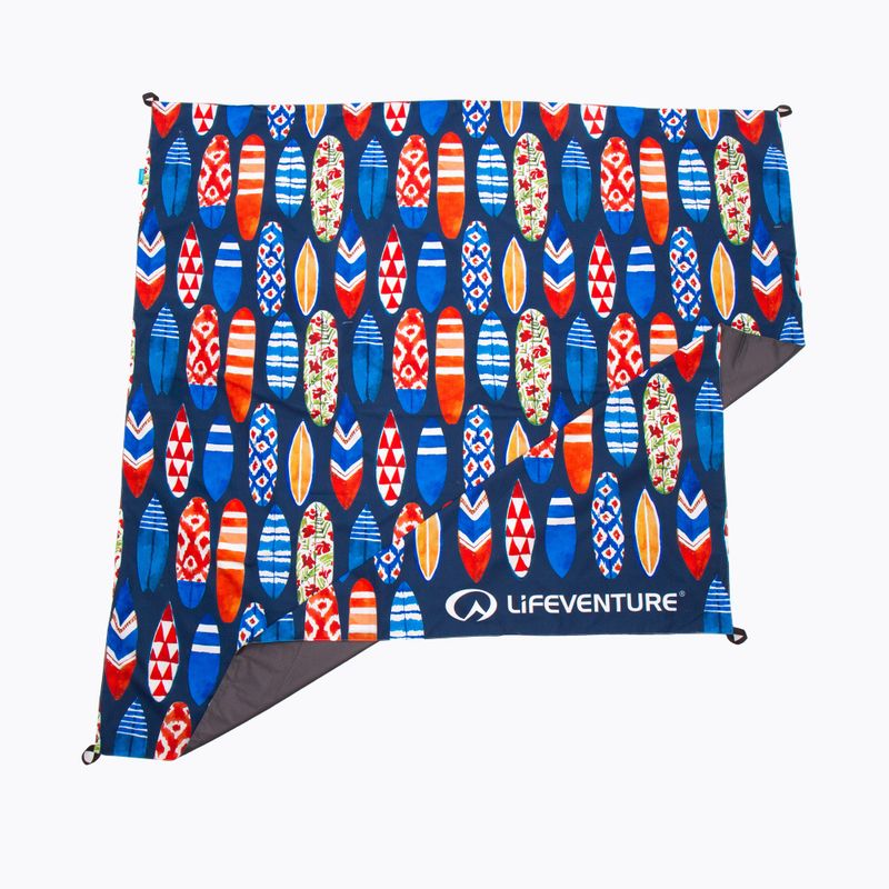 Picknickdecke Lifeventure Picnic Blanket blau LM6372 2