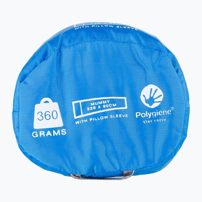 Lifeventure Baumwolle Schlafsack Liner Mummy blau 7