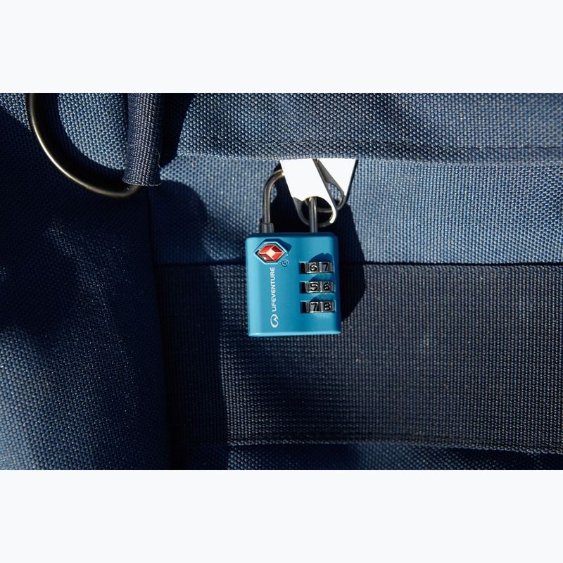 Lifeventure TSA Combi Lock Vorhängeschloss blau 5