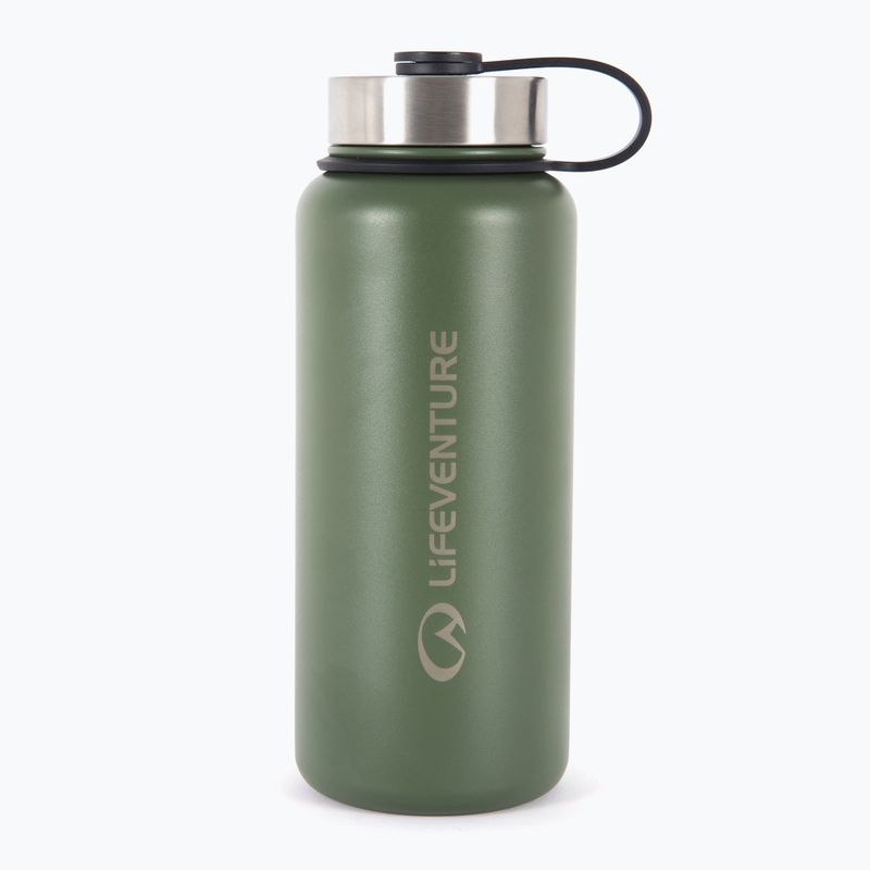 Lifeventure Edelstahlflasche 1000 ml khaki Thermoflasche