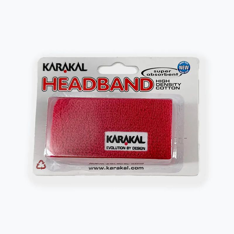 Kopfband Karakal Headband red