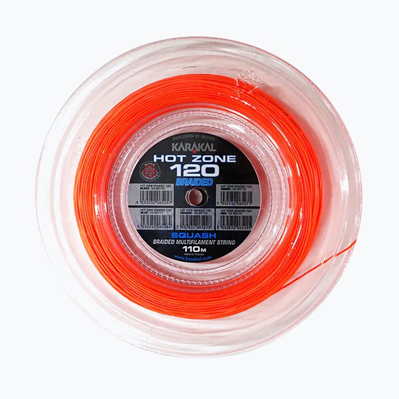 Squashsaite Karakal Hot Zone Braided 120 11 m orange 3