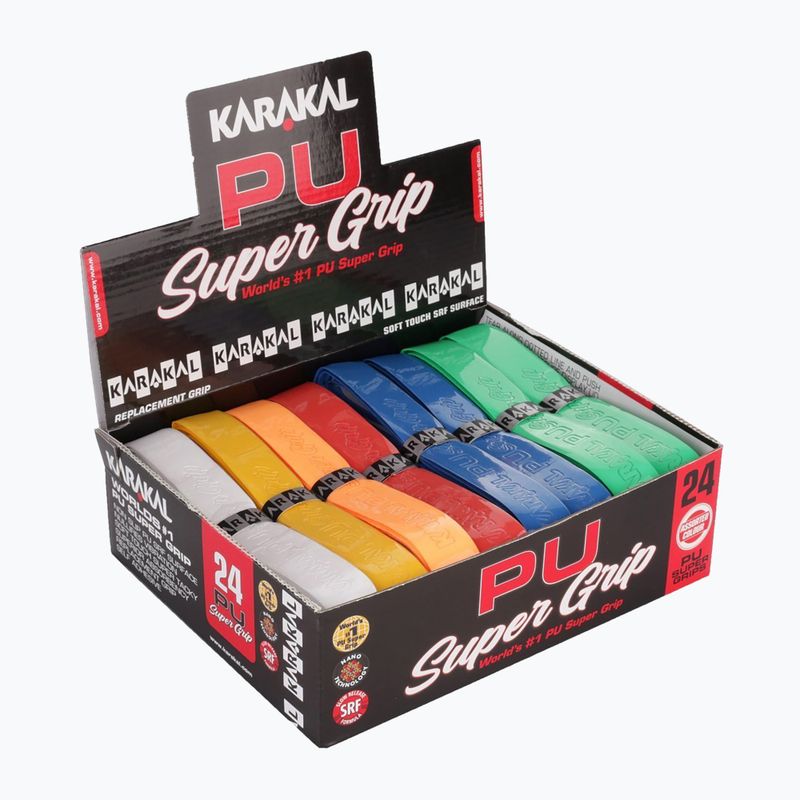 Squash-Schlägerbänder Karakal Pu Super Grip 24 Stk. multicolour