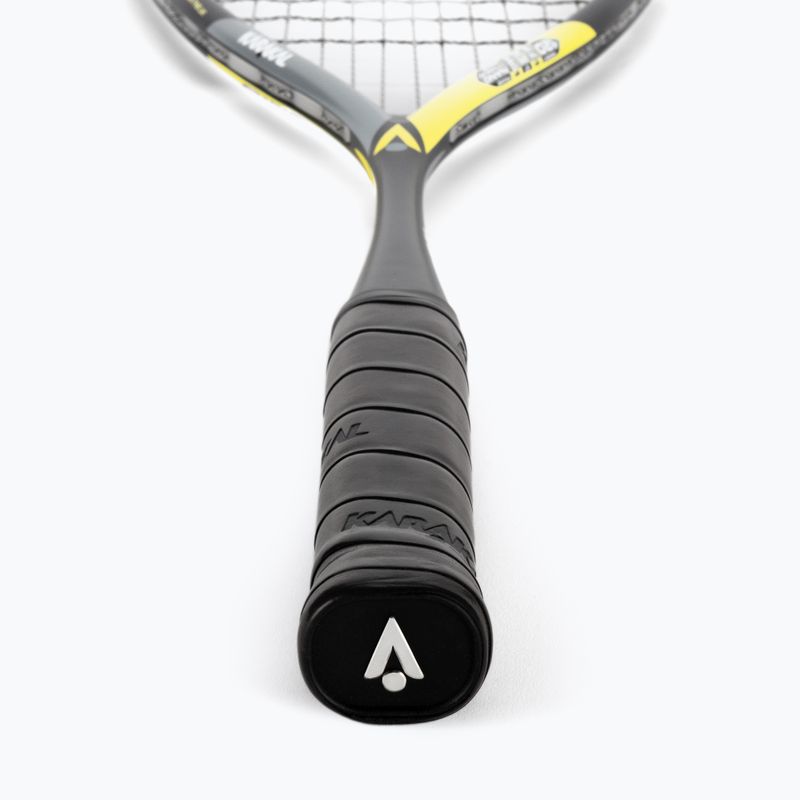 Squashschläger Karakal Raw 120 schwarz und gelb KS20012 3