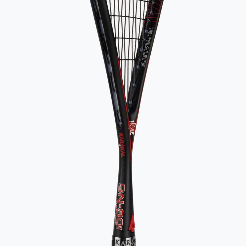 Squashschläger Karakal SN 90 2.0 schwarz-rot KS22003 4
