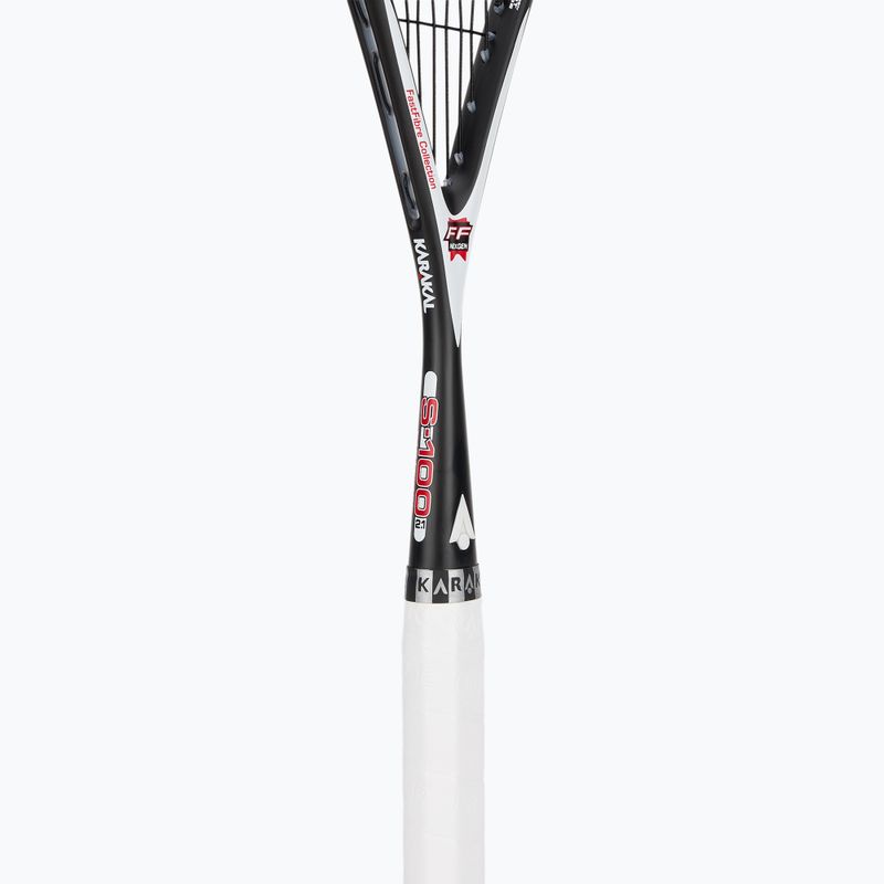 Squashschläger Karakal S-100 FF 2.1 white 4