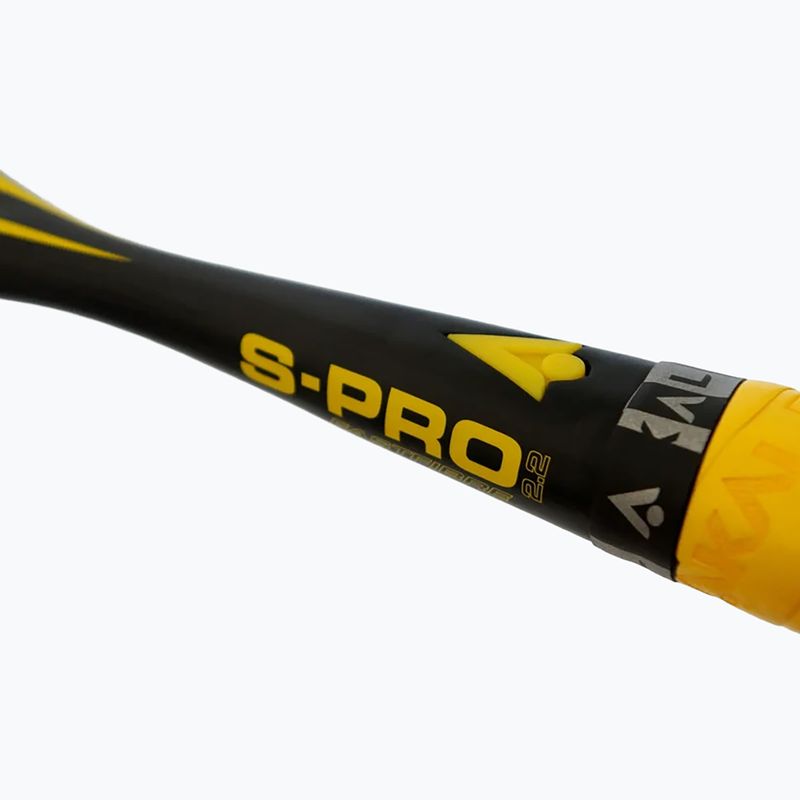 Squashschläger Karakal S-Pro 2.2 black/yellow 9