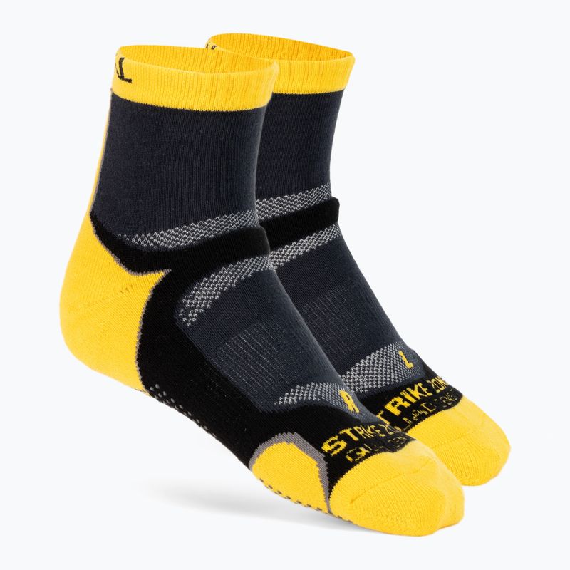 Karakal X4 Ankle Tennissocken schwarz/gelb KC530