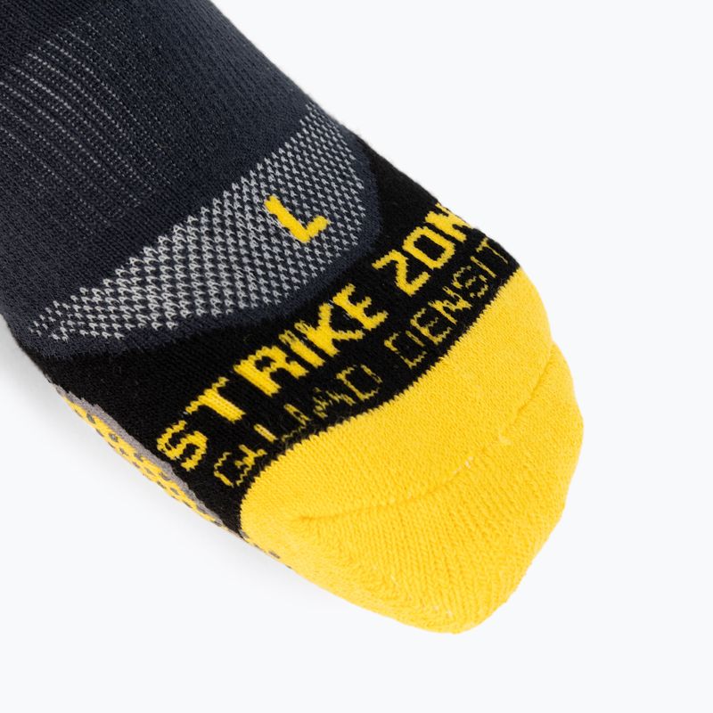 Karakal X4 Ankle Tennissocken schwarz/gelb KC530 4