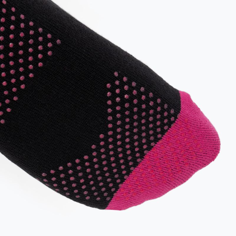 Damen Tennissocken Karakal X2+ Trainer schwarz/rosa KC538 4