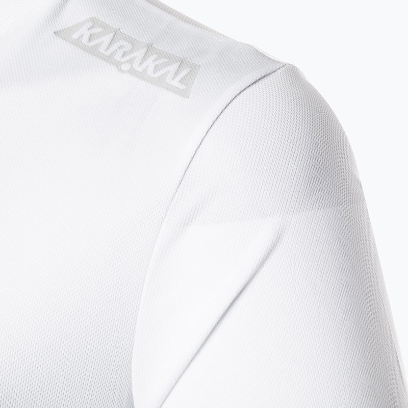 Herren-Tennisshirt Karakal Training Tee weiß KC8063 5