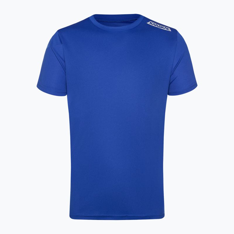 Herren-Tennisshirt Karakal Training Tee blau KC8064